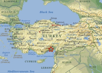 Turkey - Starred Area is Incilek Military Base, long a major US strategic asset in Turkey whose presence has been called into question by the current events. 